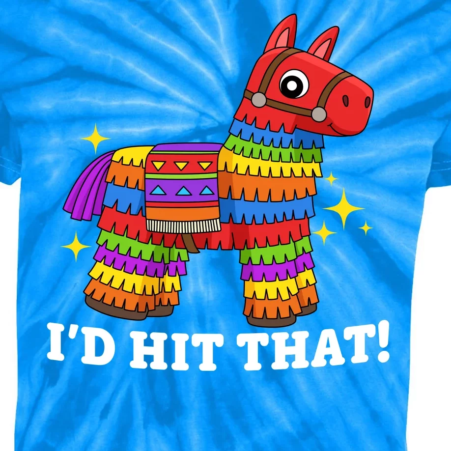 Cinco De Mayo Id Hit That Funny Pinata Kids Tie-Dye T-Shirt