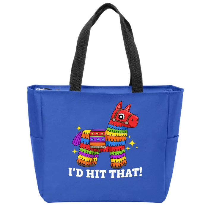 Cinco De Mayo Id Hit That Funny Pinata Zip Tote Bag