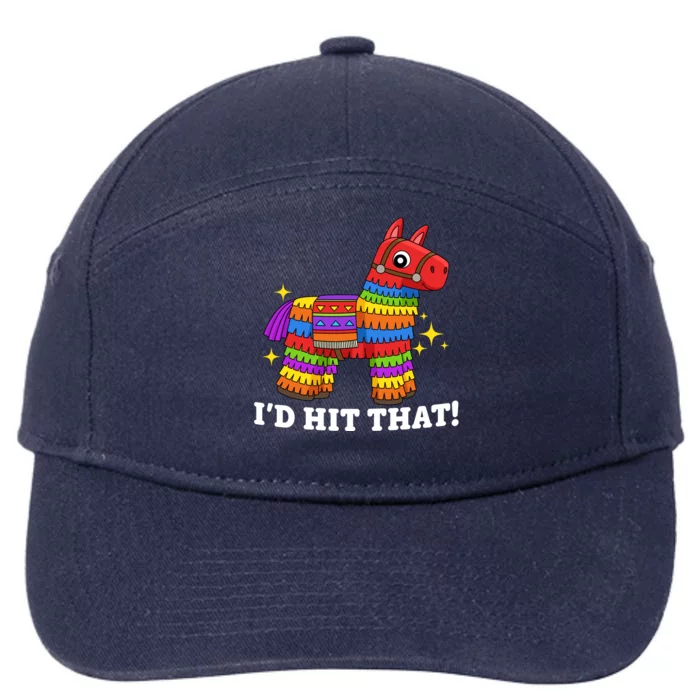 Cinco De Mayo Id Hit That Funny Pinata 7-Panel Snapback Hat