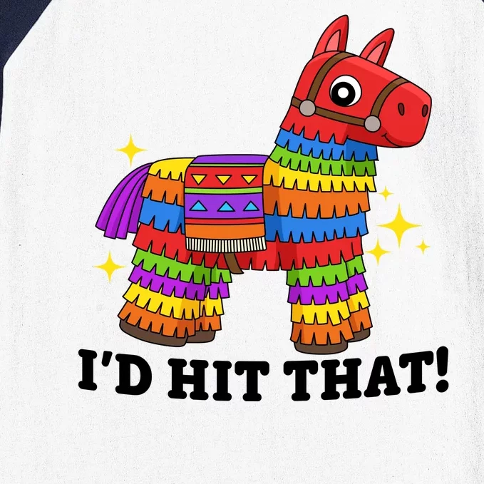 Cinco De Mayo Id Hit That Funny Pinata Baseball Sleeve Shirt