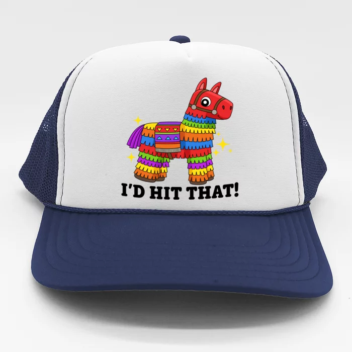 Cinco De Mayo Id Hit That Funny Pinata Trucker Hat