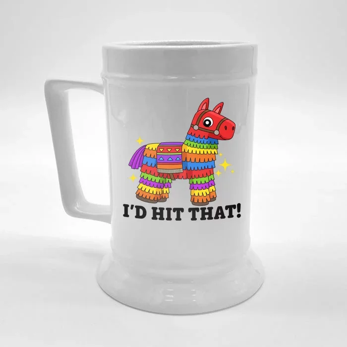 Cinco De Mayo Id Hit That Funny Pinata Front & Back Beer Stein