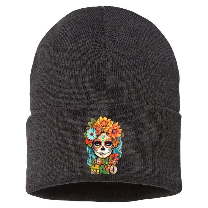 Cinco De Mayo Mexican Fiesta Squad Sustainable Knit Beanie