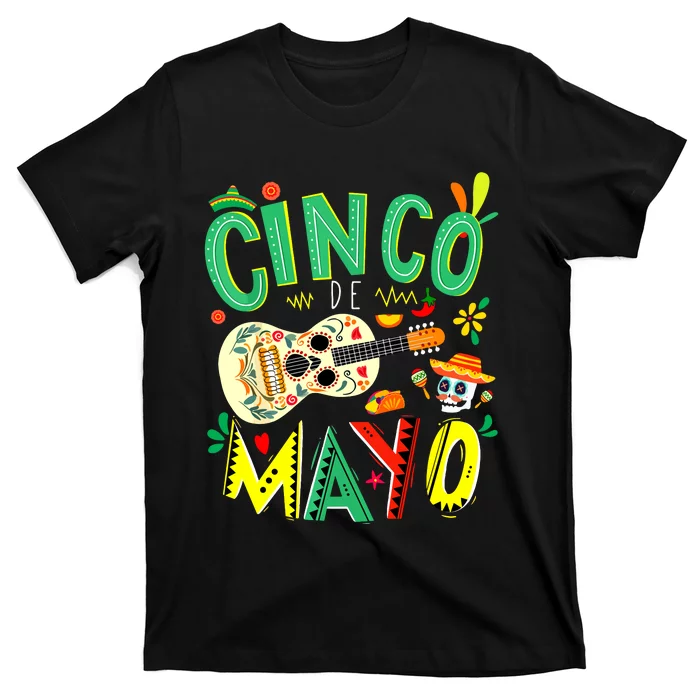 Cinco De Mayo Lets Fiesta Squad 5 De Mayo Mexican Fiesta T-Shirt