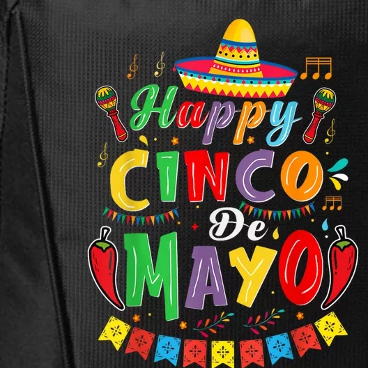 Cinco De Mayo Mexican Fiesta Party Women Men B.oys G.irls K.ids City Backpack