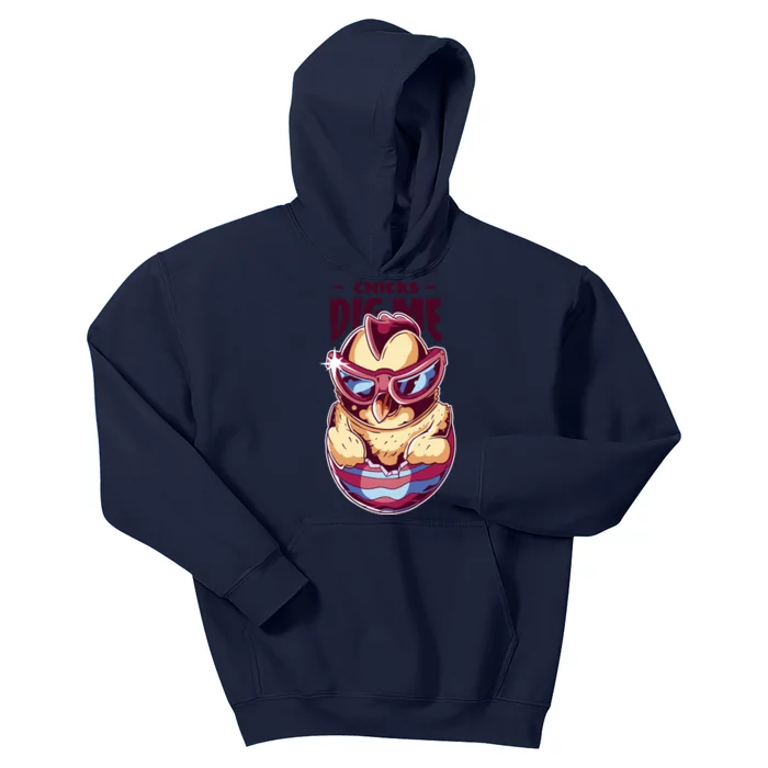 Chicks Dig Me Funny Kids Hoodie