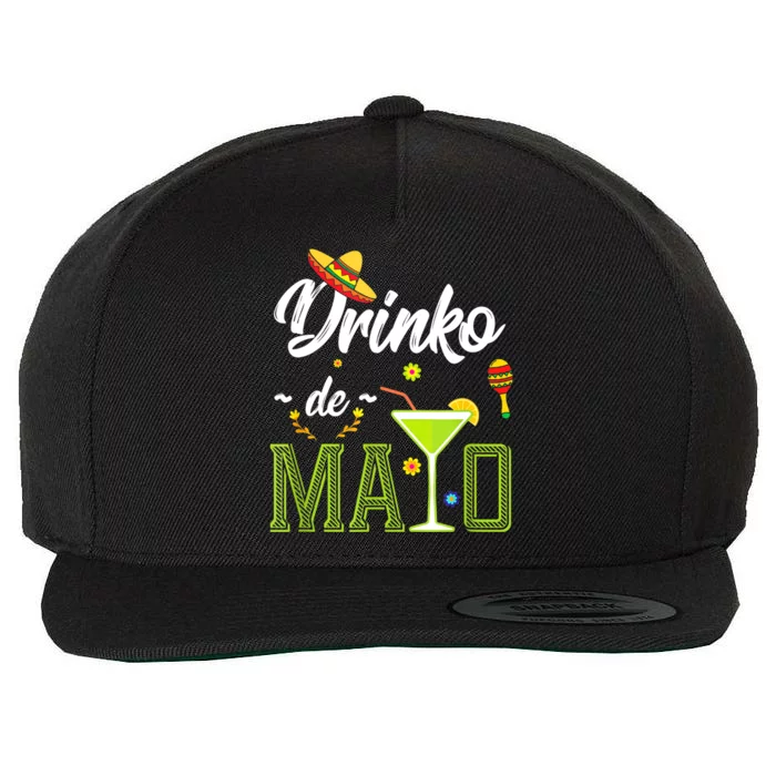 Cinco De Mayo Drinko De Mayo Fiesta Mexican Party Wool Snapback Cap