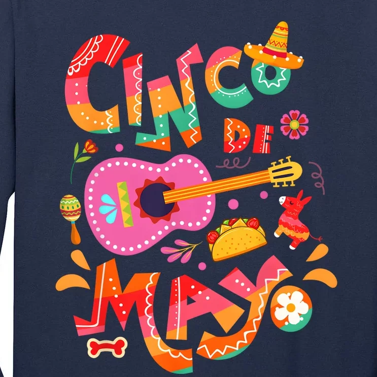 Cinco De Mayo Mexican Fiesta 5 De Mayo Tall Long Sleeve T-Shirt