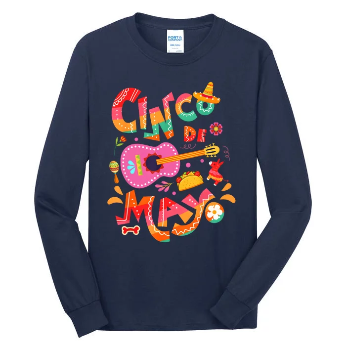 Cinco De Mayo Mexican Fiesta 5 De Mayo Tall Long Sleeve T-Shirt