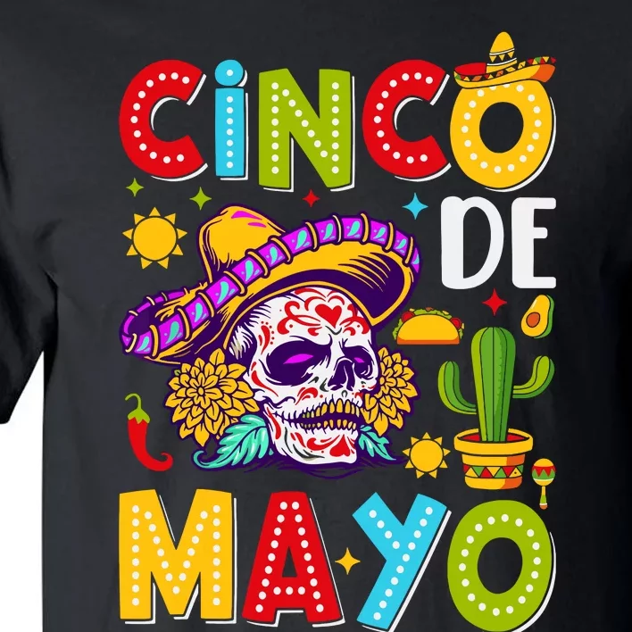 Cinco De Mayo Mexican Fiesta Squad 5 De Mayo For Mexican Tall T-Shirt