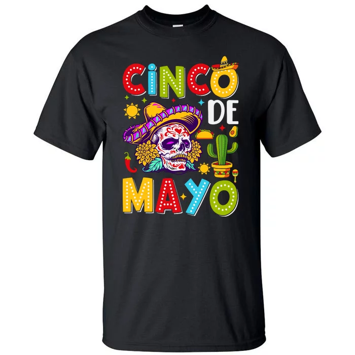 Cinco De Mayo Mexican Fiesta Squad 5 De Mayo For Mexican Tall T-Shirt