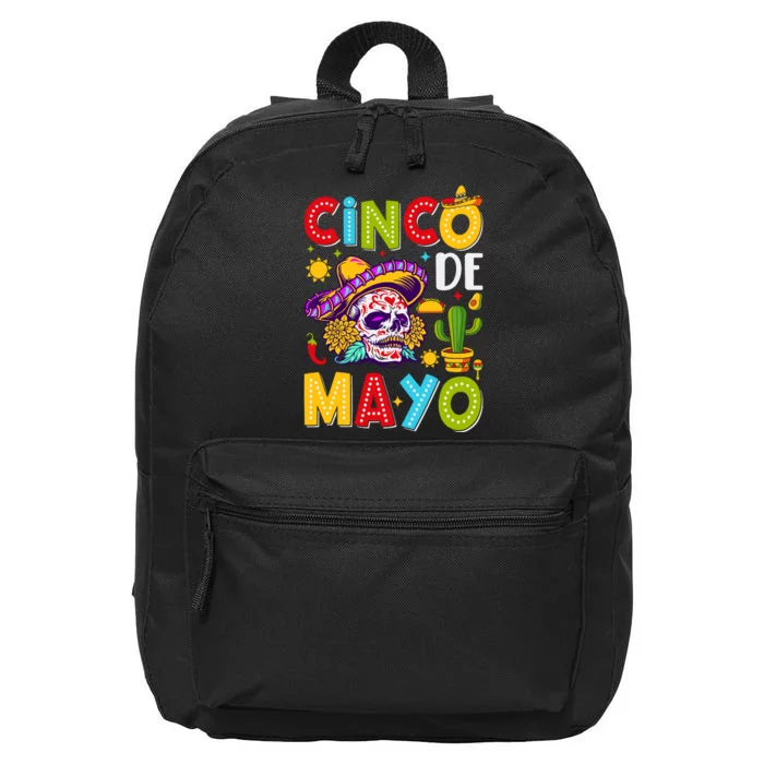 Cinco De Mayo Mexican Fiesta Squad 5 De Mayo For Mexican 16 in Basic Backpack