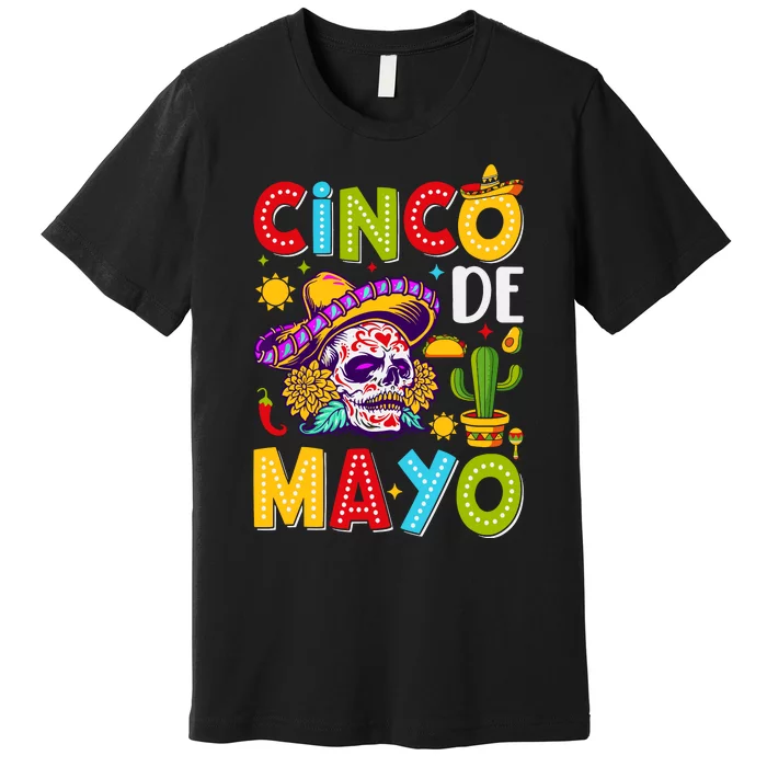 Cinco De Mayo Mexican Fiesta Squad 5 De Mayo For Mexican Premium T-Shirt