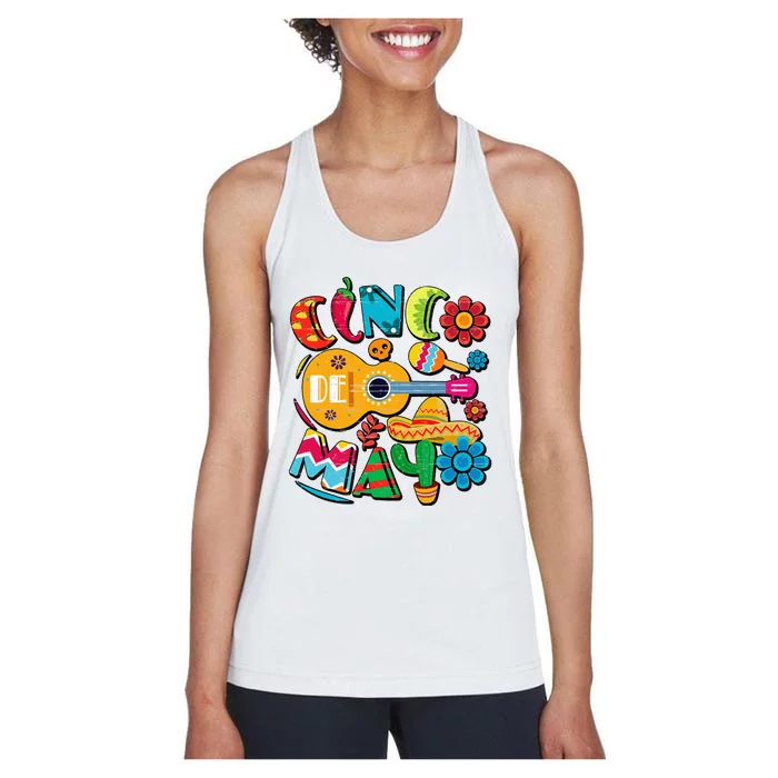 Cinco De Mayo Mexican Fiesta 5 De Mayo Women's Racerback Tank