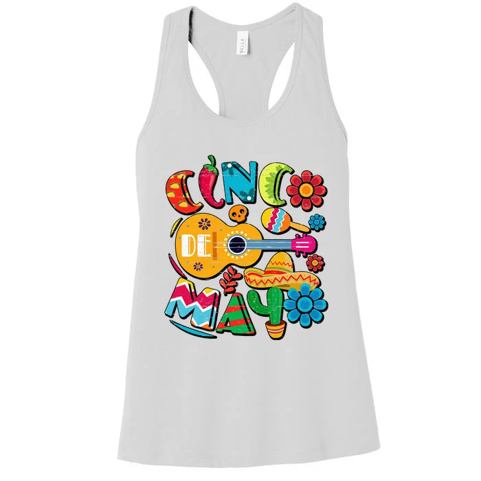 Cinco De Mayo Mexican Fiesta 5 De Mayo Women's Racerback Tank