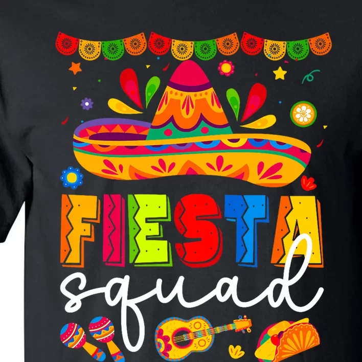 Cinco De Mayo Fiesta Squad Family Matching Group Tall T-Shirt