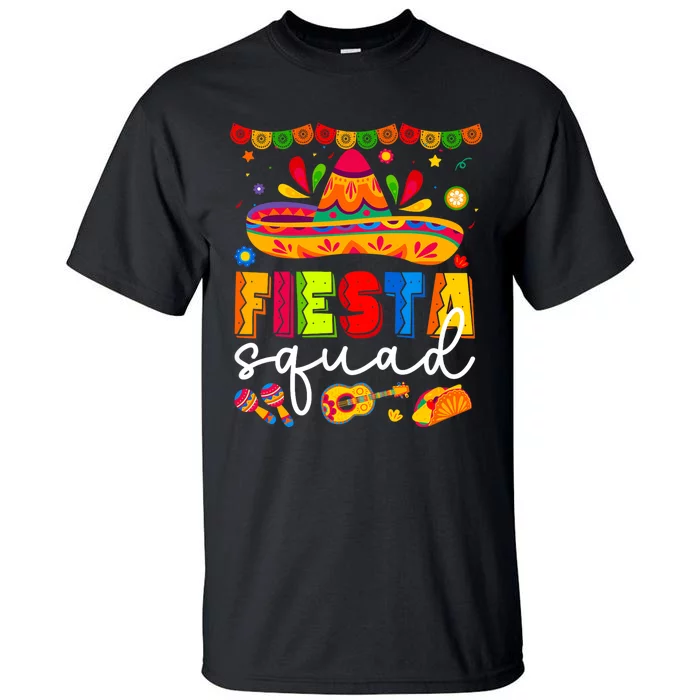 Cinco De Mayo Fiesta Squad Family Matching Group Tall T-Shirt