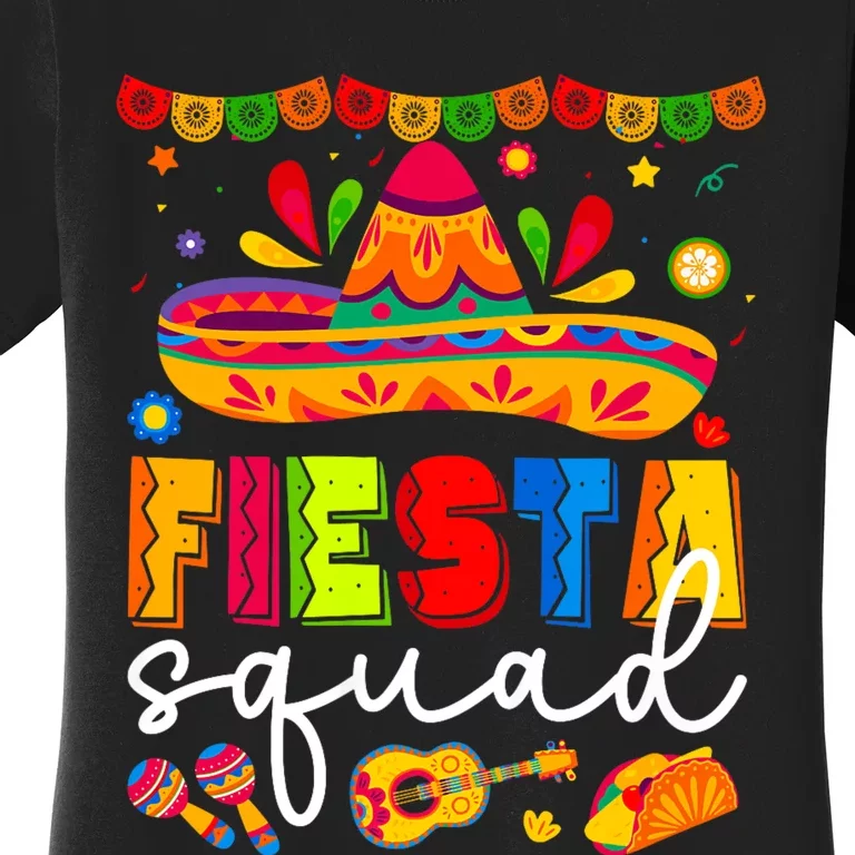 Cinco De Mayo Fiesta Squad Family Matching Group Women's T-Shirt