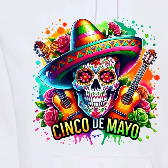 Cinco De Mayo Women Mexican Skull Fiesta 5 De Mayo Premium Hoodie