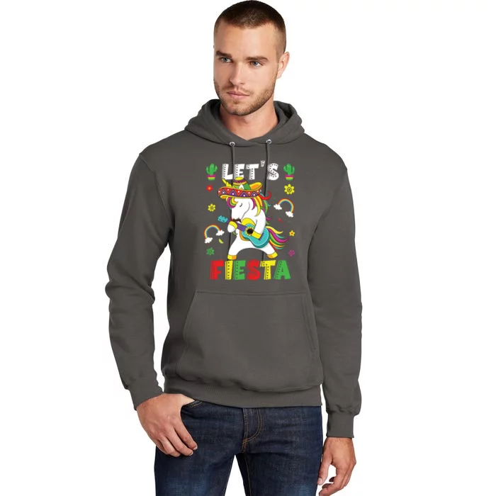 Cinco De Mayo Party Lets Fiesta Dancing Mexican Unicorn Girl Tall Hoodie