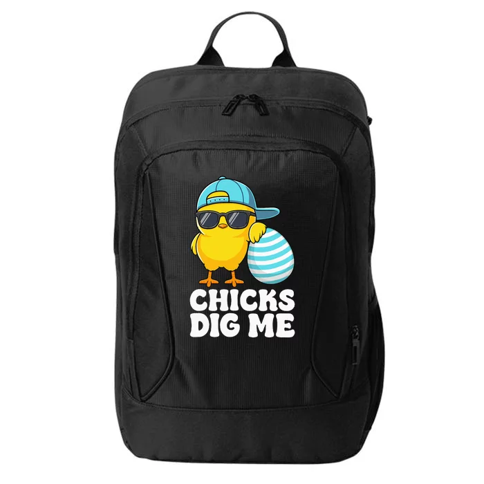 Chicks Dig Me Easter Happy Easter Funny City Backpack