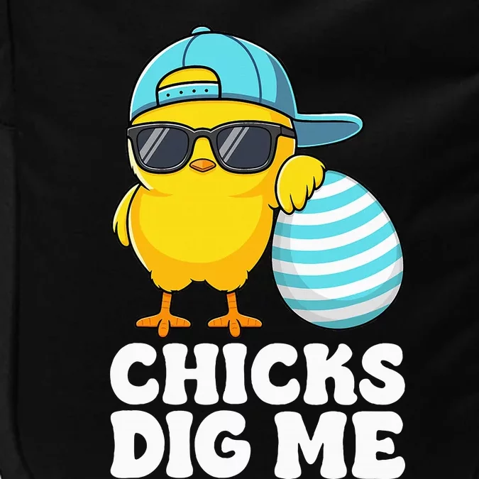 Chicks Dig Me Easter Happy Easter Funny Impact Tech Backpack