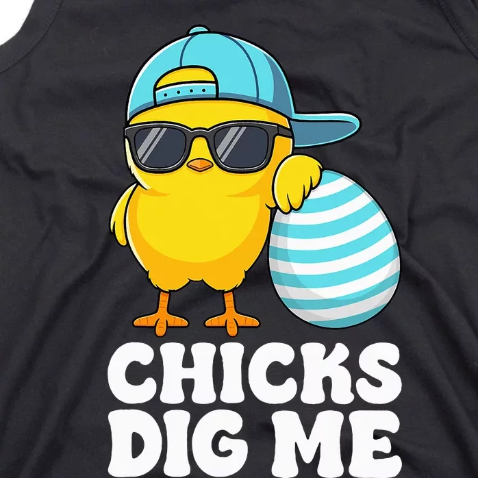 Chicks Dig Me Easter Happy Easter Funny Tank Top