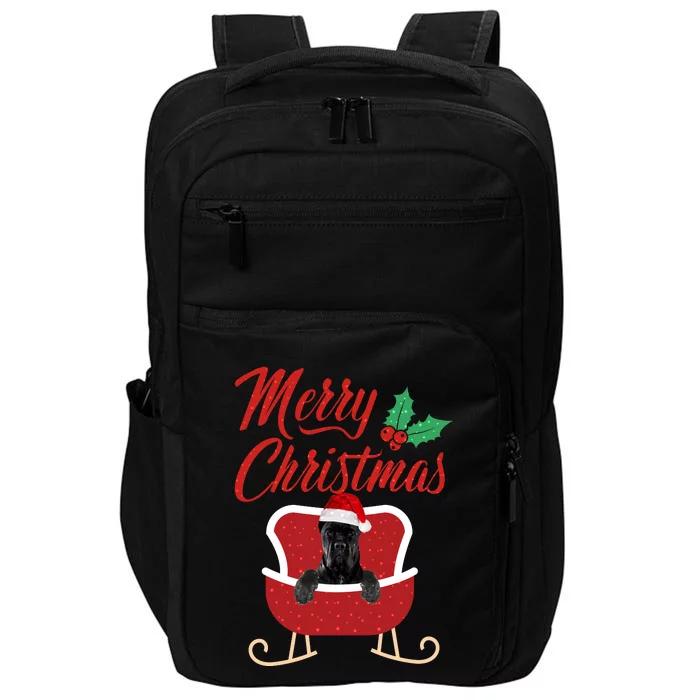 Canecorso Dog Merry Christmas Design For The Holiday Season! Impact Tech Backpack