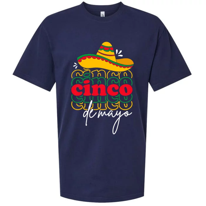 Cinco De Mayo Mexican Fiesta 5 De Mayo Sueded Cloud Jersey T-Shirt