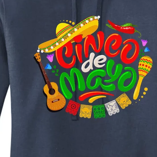 Cinco De Mayo Fiesta Surprise Camisa 5 De Mayo Viva Mexico Women's Pullover Hoodie