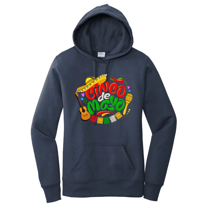 Cinco De Mayo Fiesta Surprise Camisa 5 De Mayo Viva Mexico Women's Pullover Hoodie