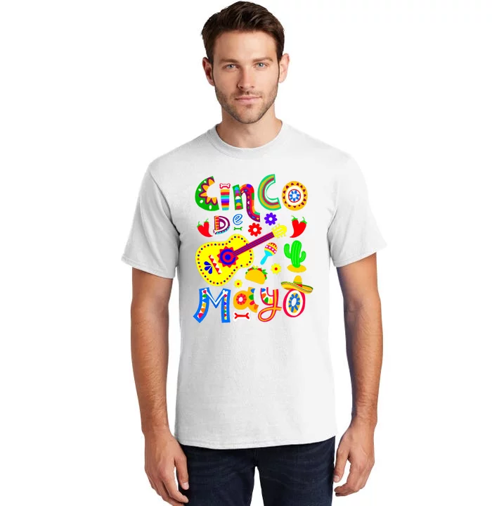 Cinco De Mayo Girl Tall T-Shirt