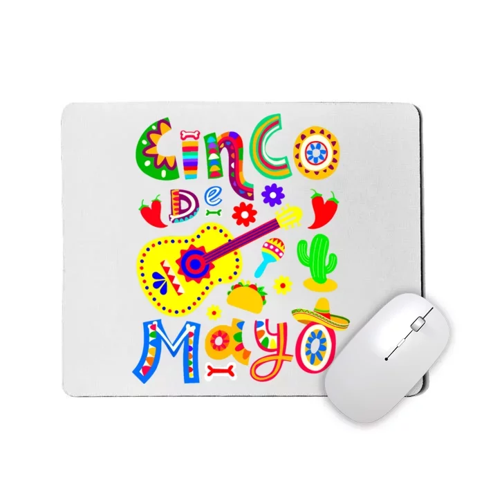 Cinco De Mayo Girl Mousepad