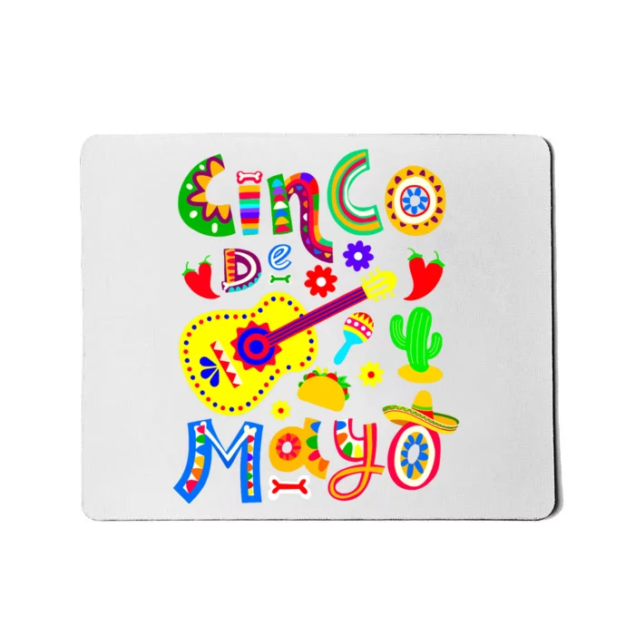 Cinco De Mayo Girl Mousepad