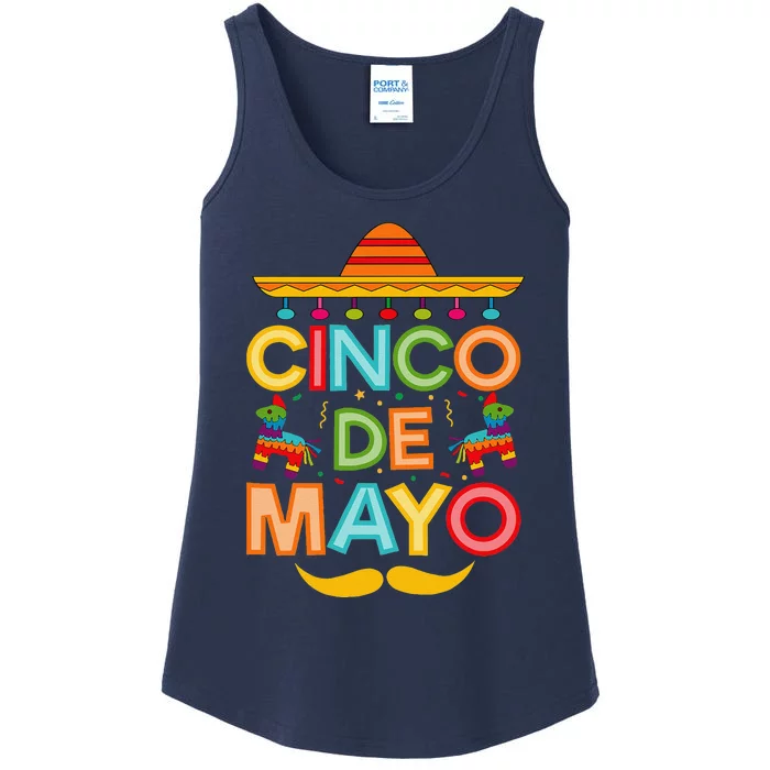 Cinco De Mayo Sombrero Mexican Fiesta 5 De Mayo Ladies Essential Tank