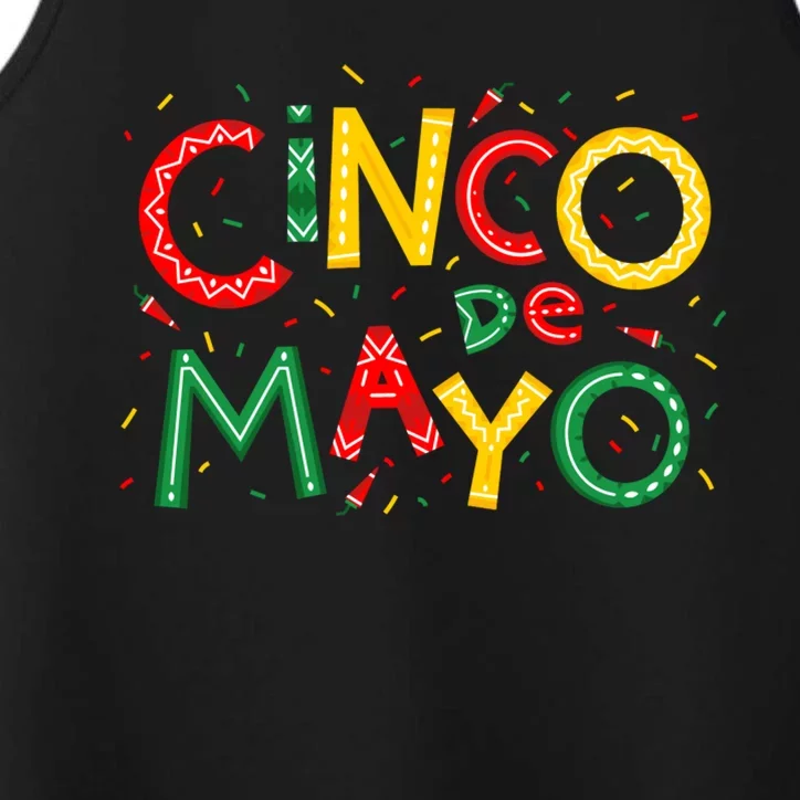 Cinco De Mayo Chili Pepper Celebration Performance Tank