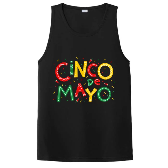 Cinco De Mayo Chili Pepper Celebration Performance Tank