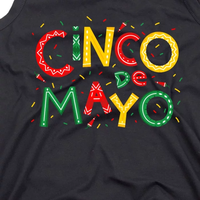 Cinco De Mayo Chili Pepper Celebration Tank Top