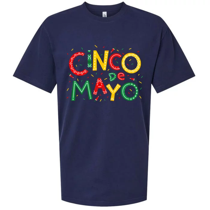 Cinco De Mayo Chili Pepper Celebration Sueded Cloud Jersey T-Shirt