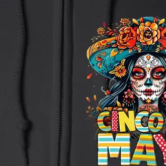 Cinco De Mayo Mexican Fiesta Squad Full Zip Hoodie