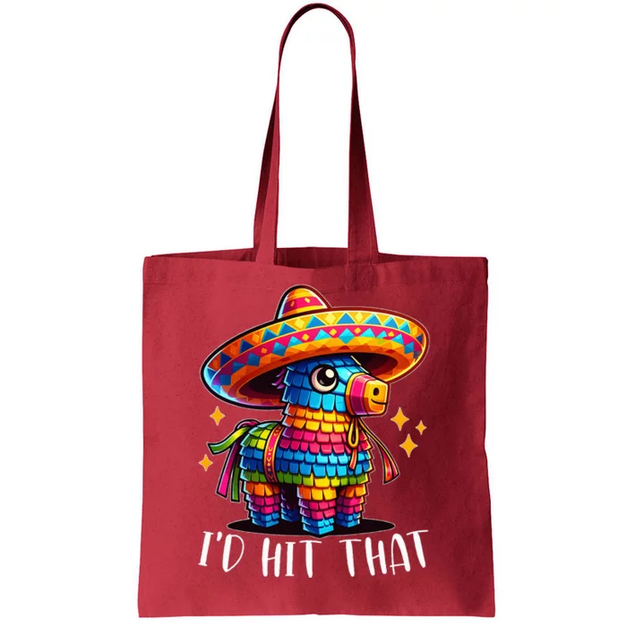 Cinco De Mayo Funny Ideas ID Hit That Pinata Tote Bag