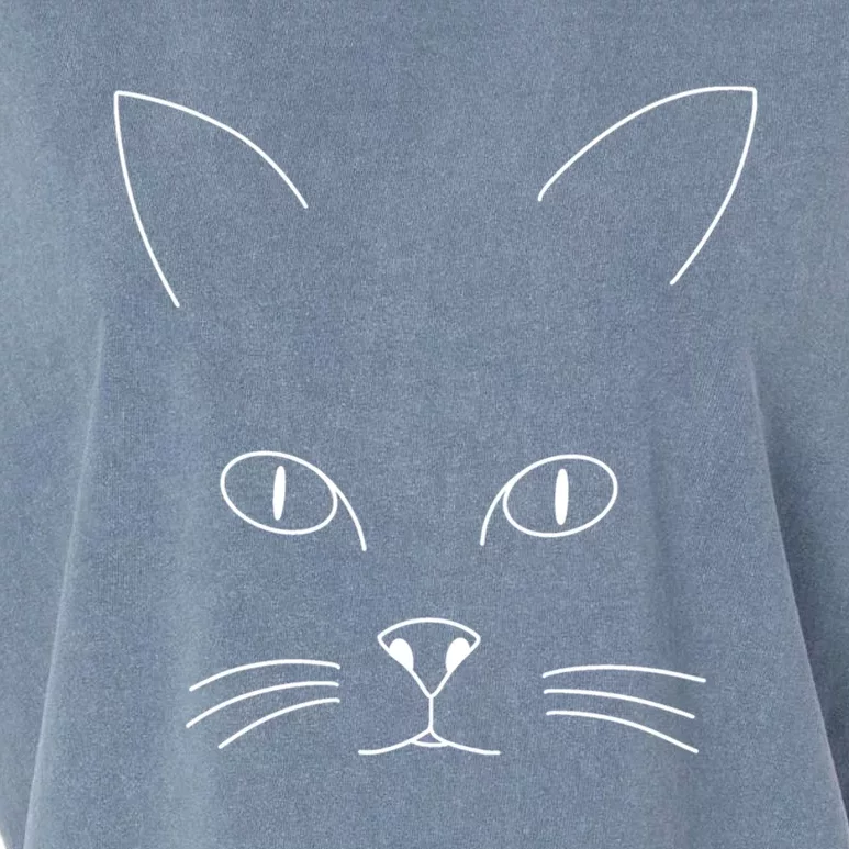 Cat Design Meaningful Gift Garment-Dyed Women's Muscle Tee