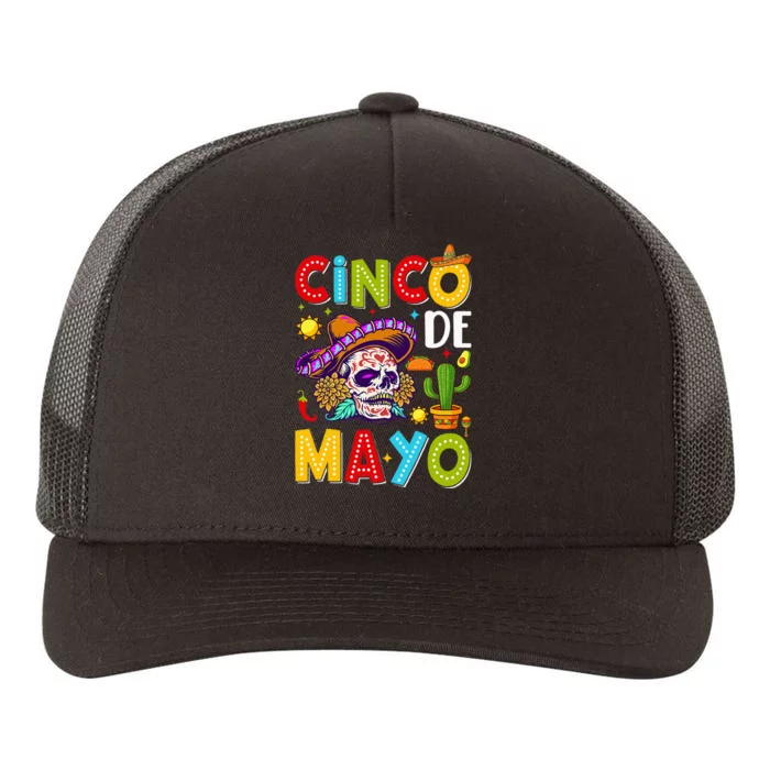 Cinco De Mayo Mexican Fiesta Squad 5 De Mayo For Mexican Yupoong Adult 5-Panel Trucker Hat