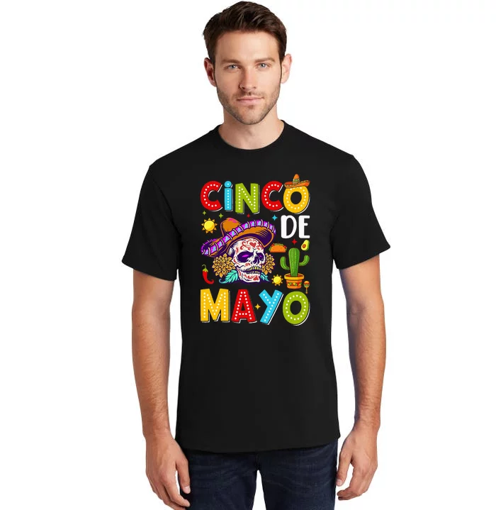 Cinco De Mayo Mexican Fiesta Squad 5 De Mayo For Mexican Tall T-Shirt