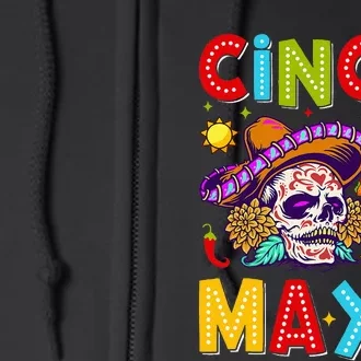 Cinco De Mayo Mexican Fiesta Squad 5 De Mayo For Mexican Full Zip Hoodie