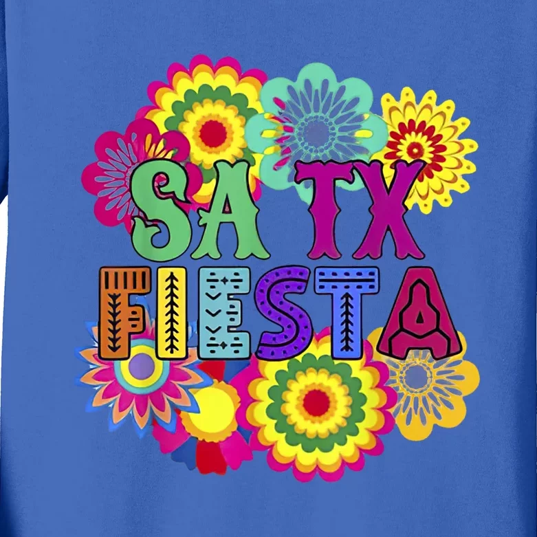 Cinco De Mayo Viva Fiesta San Antonio Kids Long Sleeve Shirt