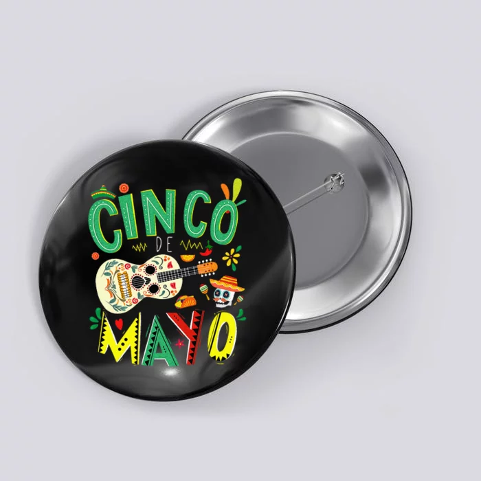 Cinco De Mayo Lets Fiesta Squad 5 De Mayo Mexican Fiesta Button