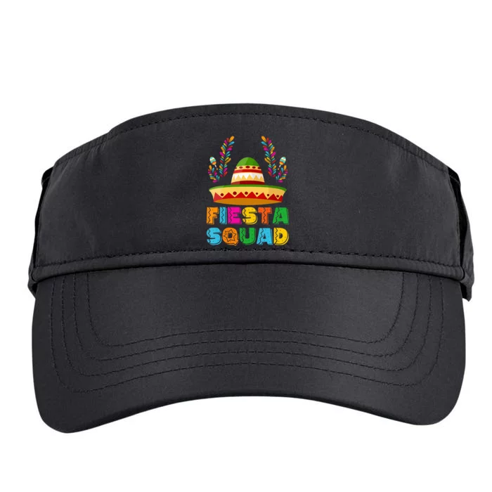 Cinco De Mayo Fiesta Squad Family Matching Group Adult Drive Performance Visor