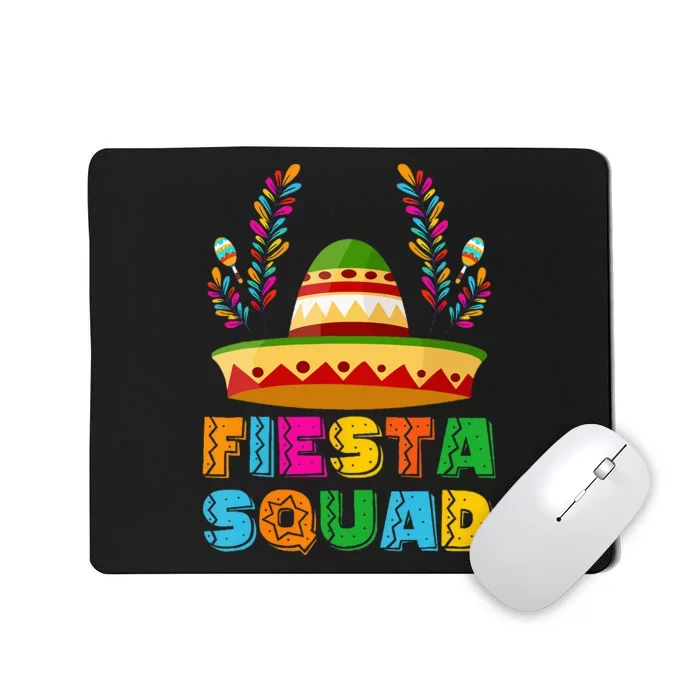 Cinco De Mayo Fiesta Squad Family Matching Group Mousepad