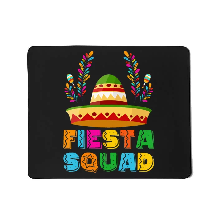 Cinco De Mayo Fiesta Squad Family Matching Group Mousepad